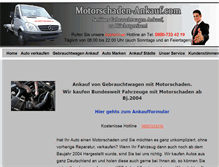 Tablet Screenshot of motorschaden-ankauf.com