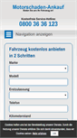 Mobile Screenshot of motorschaden-ankauf.net