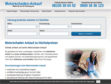 Tablet Screenshot of motorschaden-ankauf.net